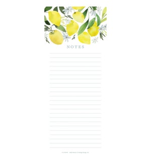 Lemon Blossom Shopping List Pad