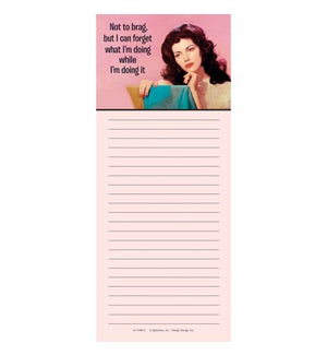 Not to Brag Shopping List Pad