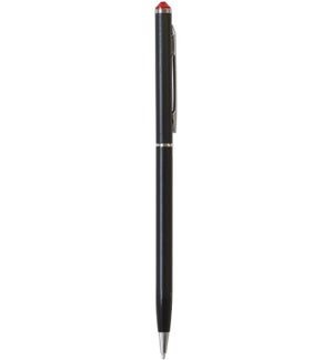 Crystalicious Black Barrel Pen - Light Siam