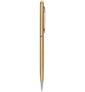 Crystalicious Color Barrel Pen - Metallic Gold