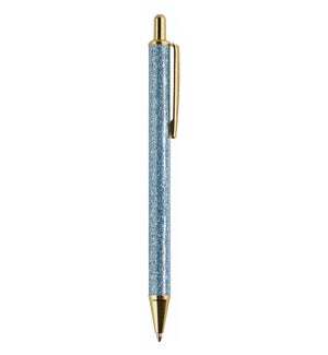 Glitter Barrel Pen - Blue