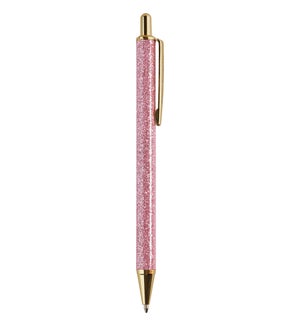 Glitter Barrel Pen - Pink