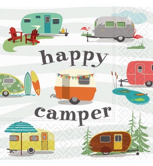 Happy Camper Beverage Napkin