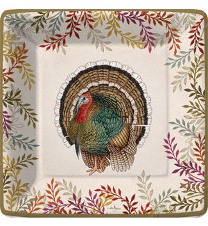 Foliage and Feathers Dinner Plate