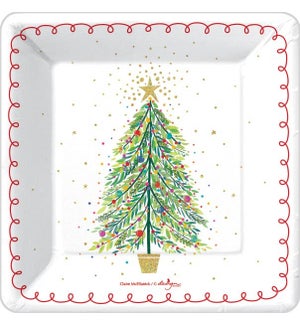 Christmas Tree Magic Dessert Plate