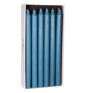 Turquoise Rustic Taper Candle - 12 Pack