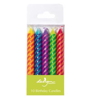 Color Twist Stick Candles