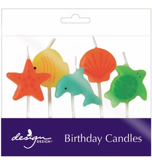 Sea Friends Sculpted Candles