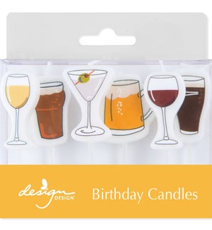 Beer and Cocktails Sculpted Candles