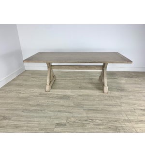 Harper 84"x38" Dining Table Gray Wash