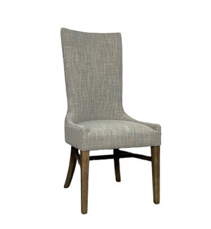 Julia Side Chair Linen Clay/ P306 Driftwood
