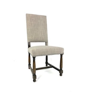 Norah Chair Linen Clay Dark Walnut