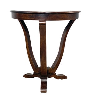 Lila Round Side Table Chestnut