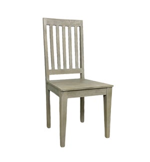 Harvest Side Chair White Wash / Satin