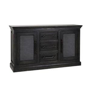 Calvin TV Stand Weathered Black