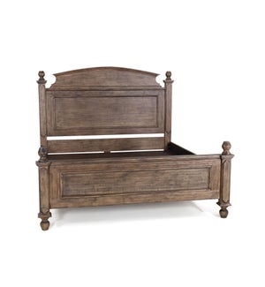 Country Gentleman Bed King Driftwood