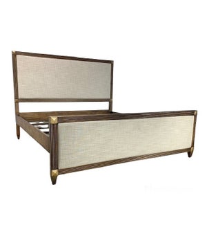Emily Bed King Driftwood