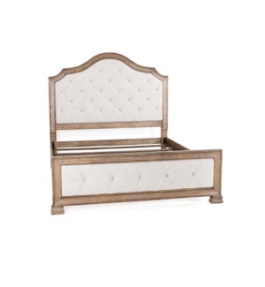 Josephine Bed King Tufted Driftwood