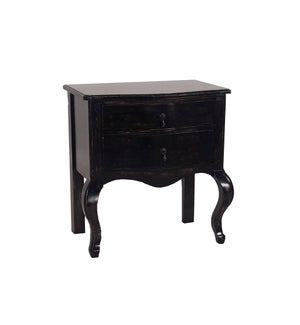 Letty Night Stand Rubbed Black