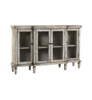 Paris Buffet Seeded Glass/ Rustic White