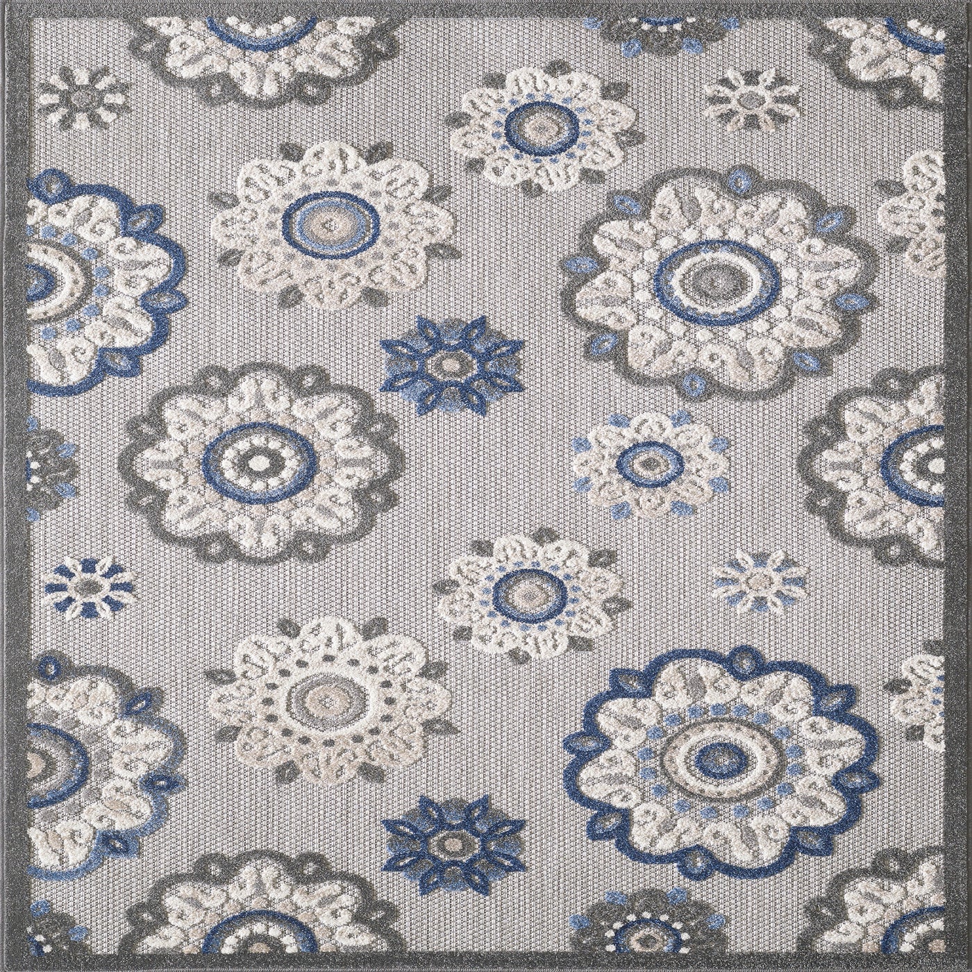 Calla 6932 Grey/Blue Suzani - transitionals | KAS Rugs