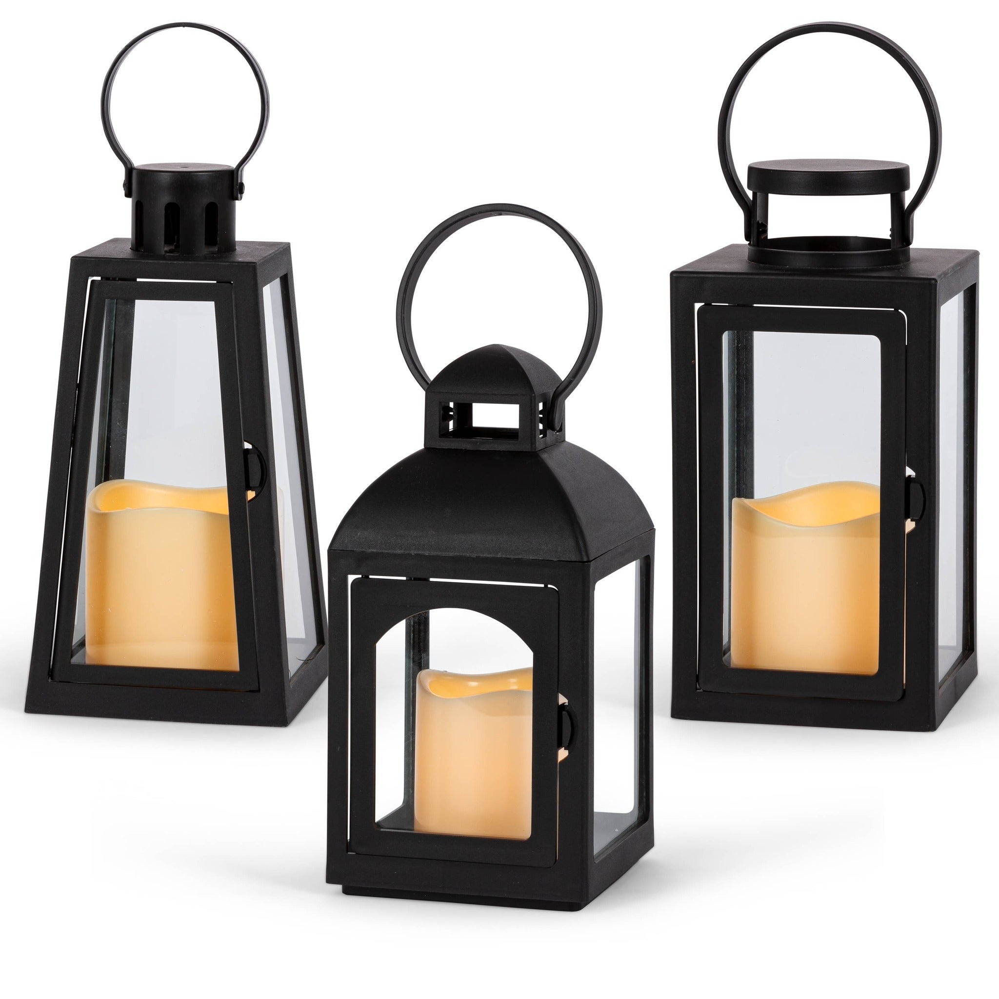 Gerson Black Hurricane Lantern