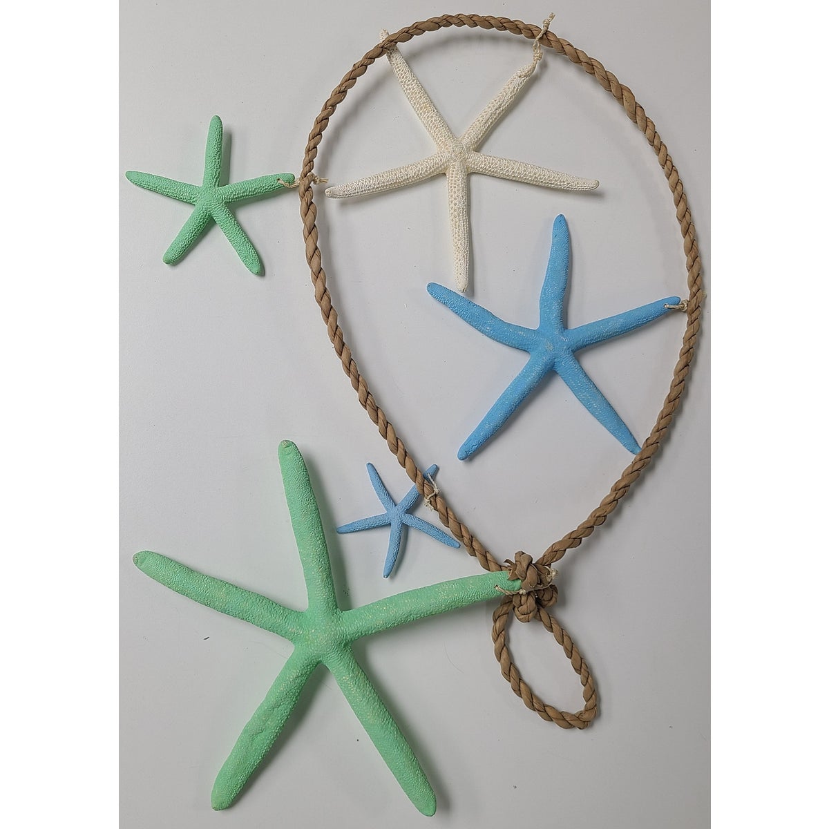 48” GRADUATED SEAFOAM STAR GARLAND