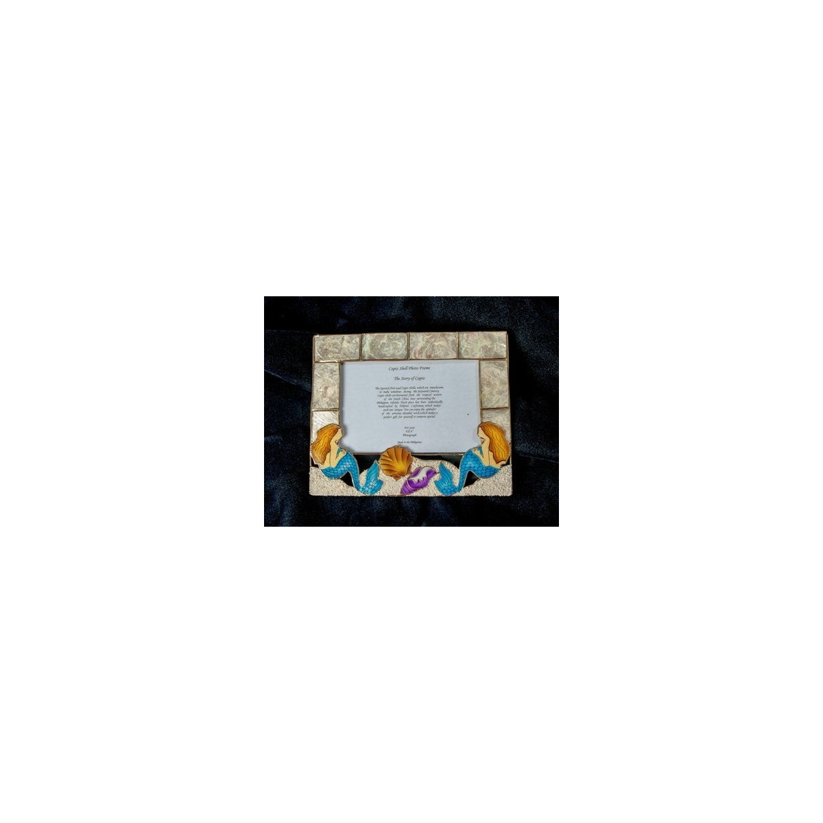 MERMAID CAPIZ FRAME