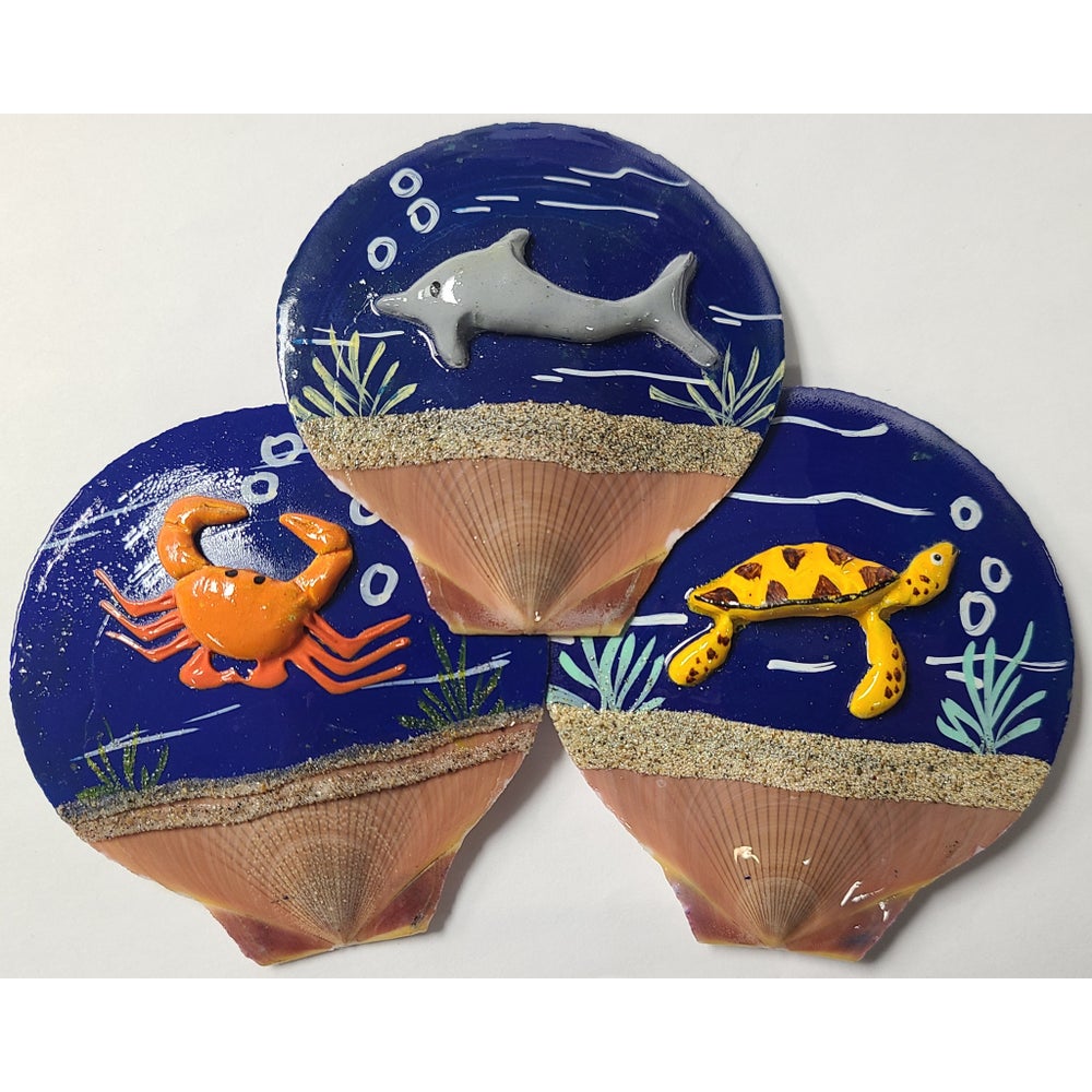 PAINTED AST SEALIFE MAGNET
