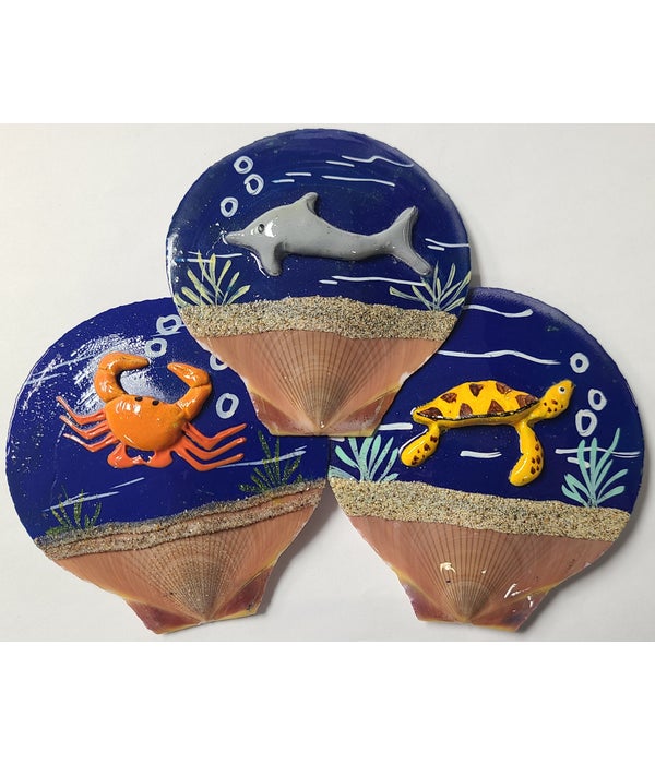 PAINTED AST SEALIFE MAGNET