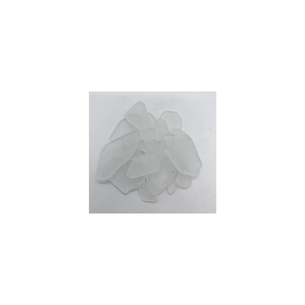 WHITE SEA GLASS