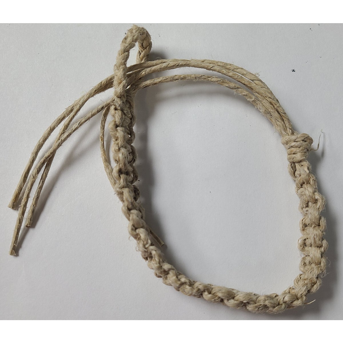 HEMP BRACELET LARGE FLAT