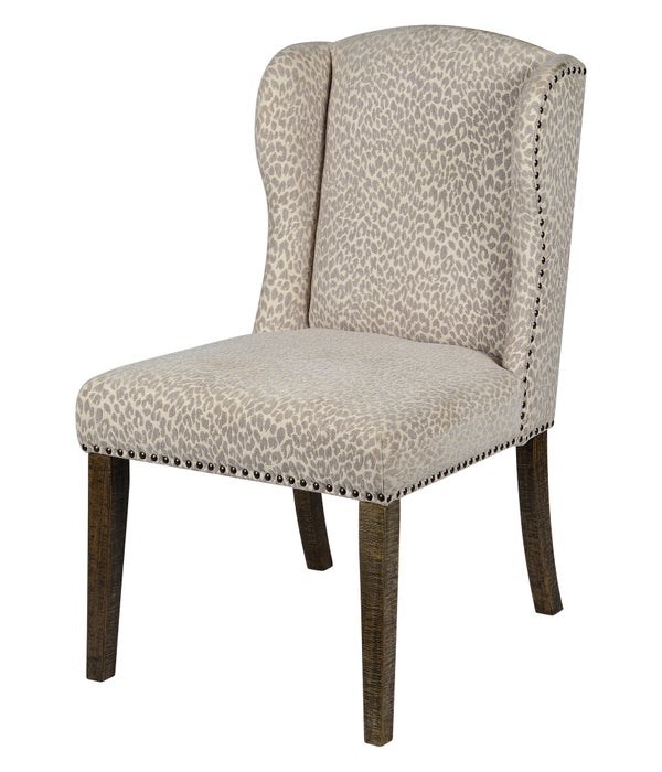 -Savannah Dining Chair (Snow Leopard)