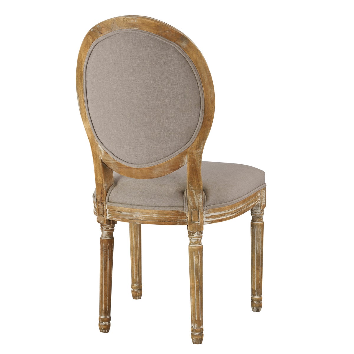 -Meg Tufted Side Chair (Grey)