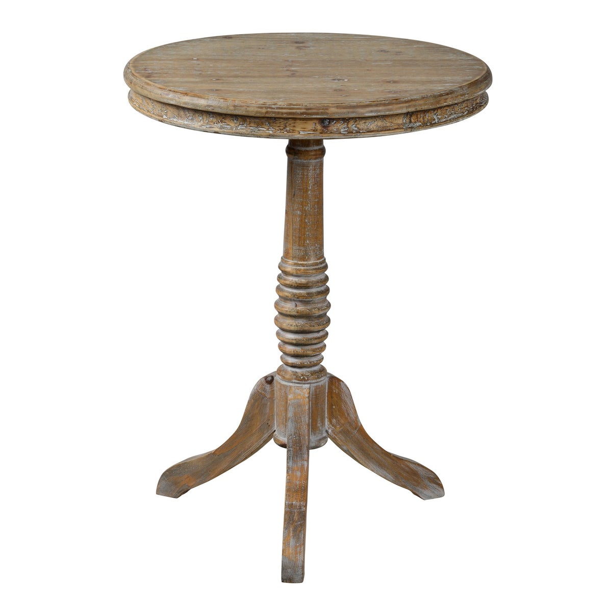 Ada Side Table (Medium Brown Wash)