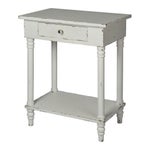 Chapel Side Table (Distressed White)
