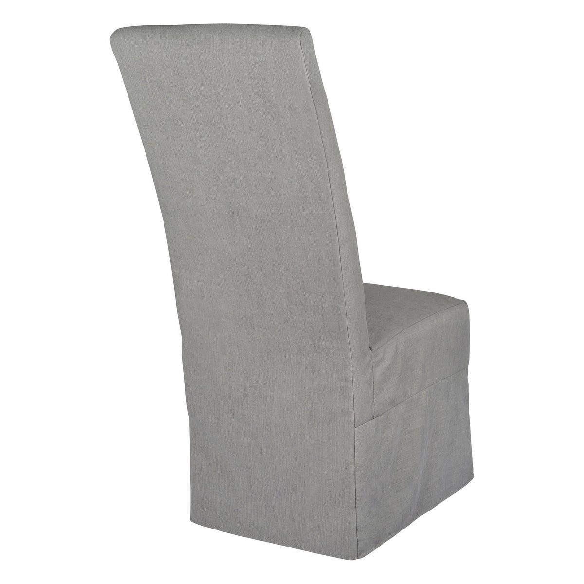 Long Parson Slip Cover-Washable + Reversible Gray