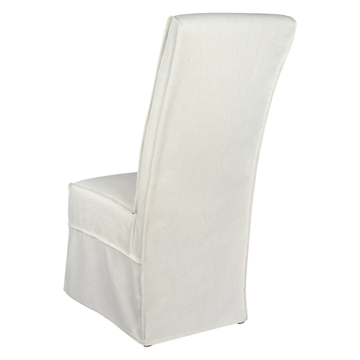 Long Parson Slip Cover-Washable + Reversible White
