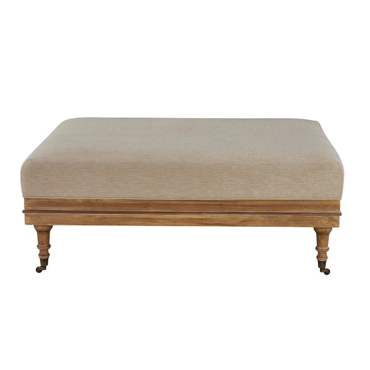 -Beckett Ottoman (French Linen)