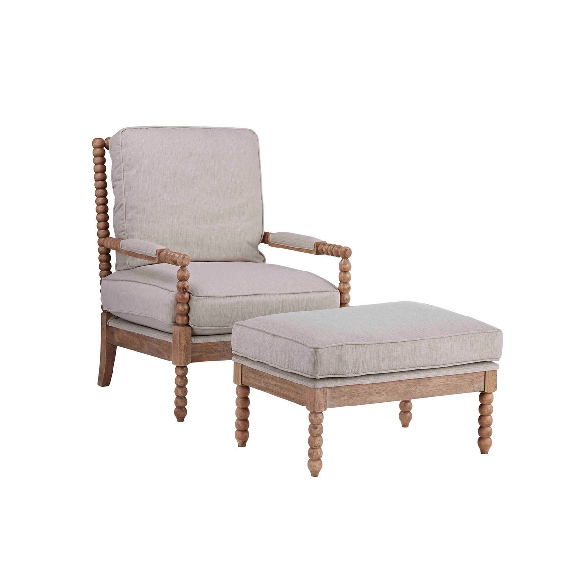 -WILLOW OTTOMAN (FRENCH LINEN)