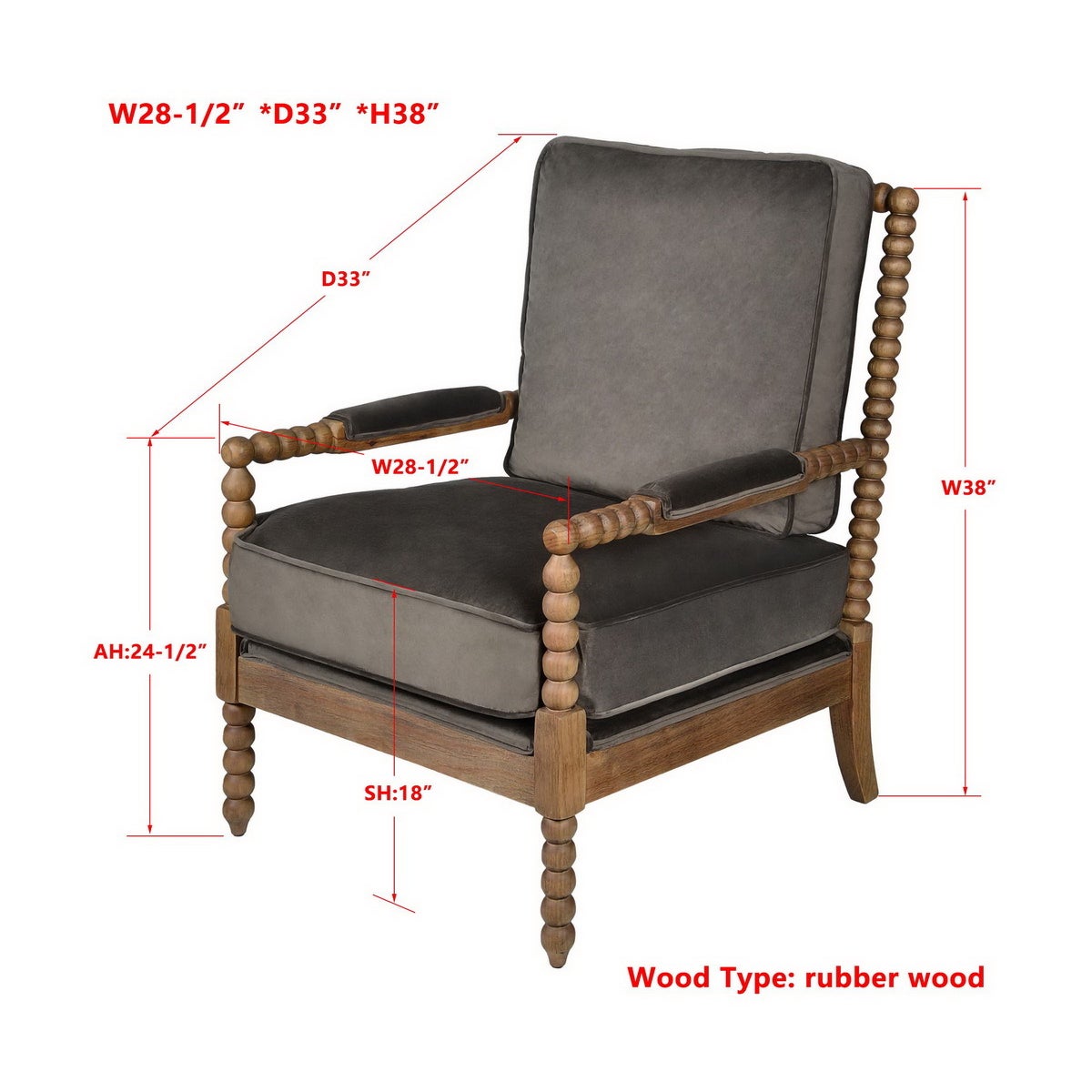 -Willow Chair (Brownstone)