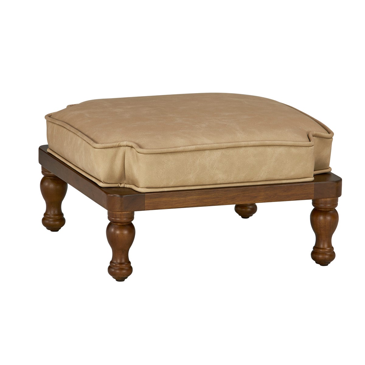 *Nick Stackable Ottoman (Mushroom PU)
