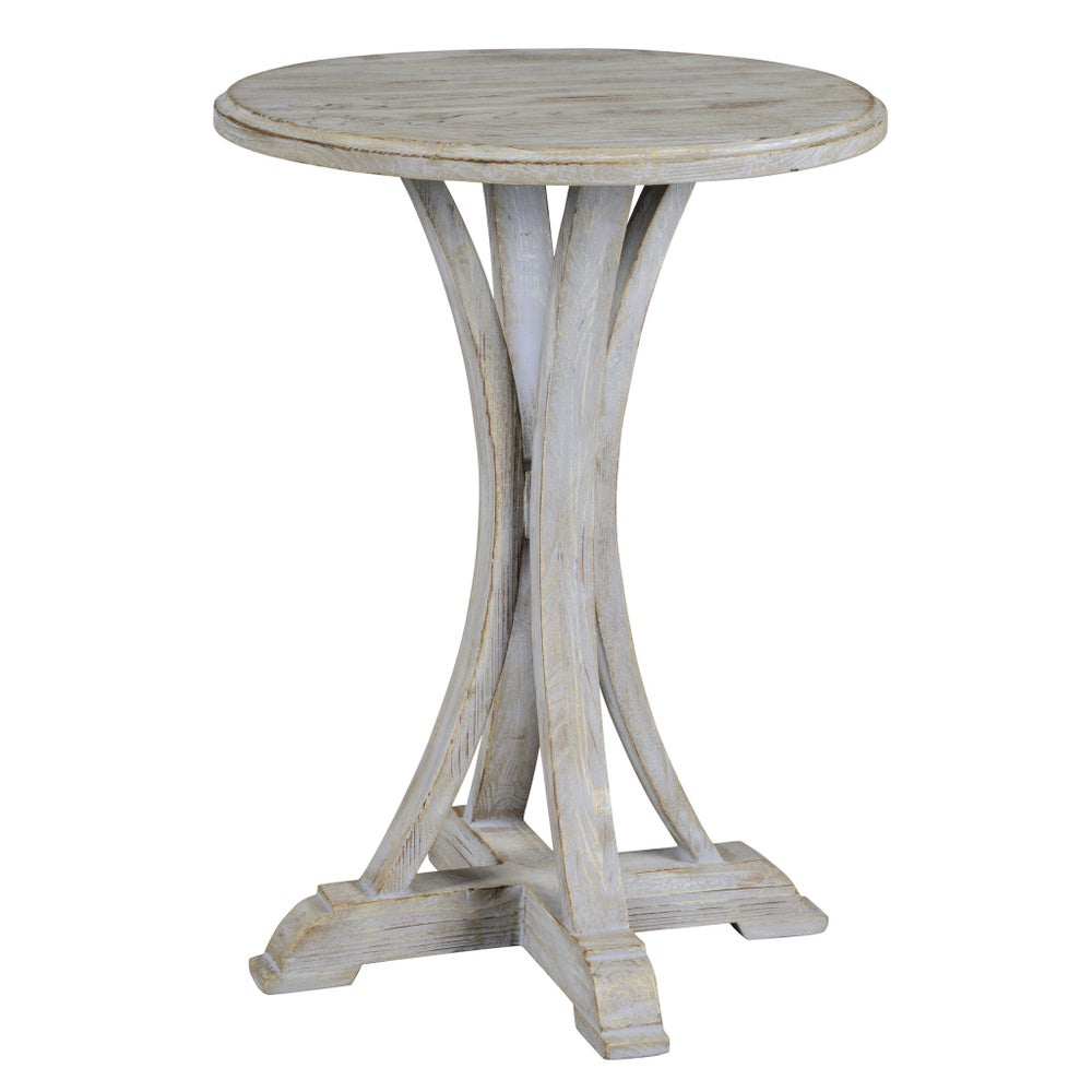 Zach Side Table (Cottage White)