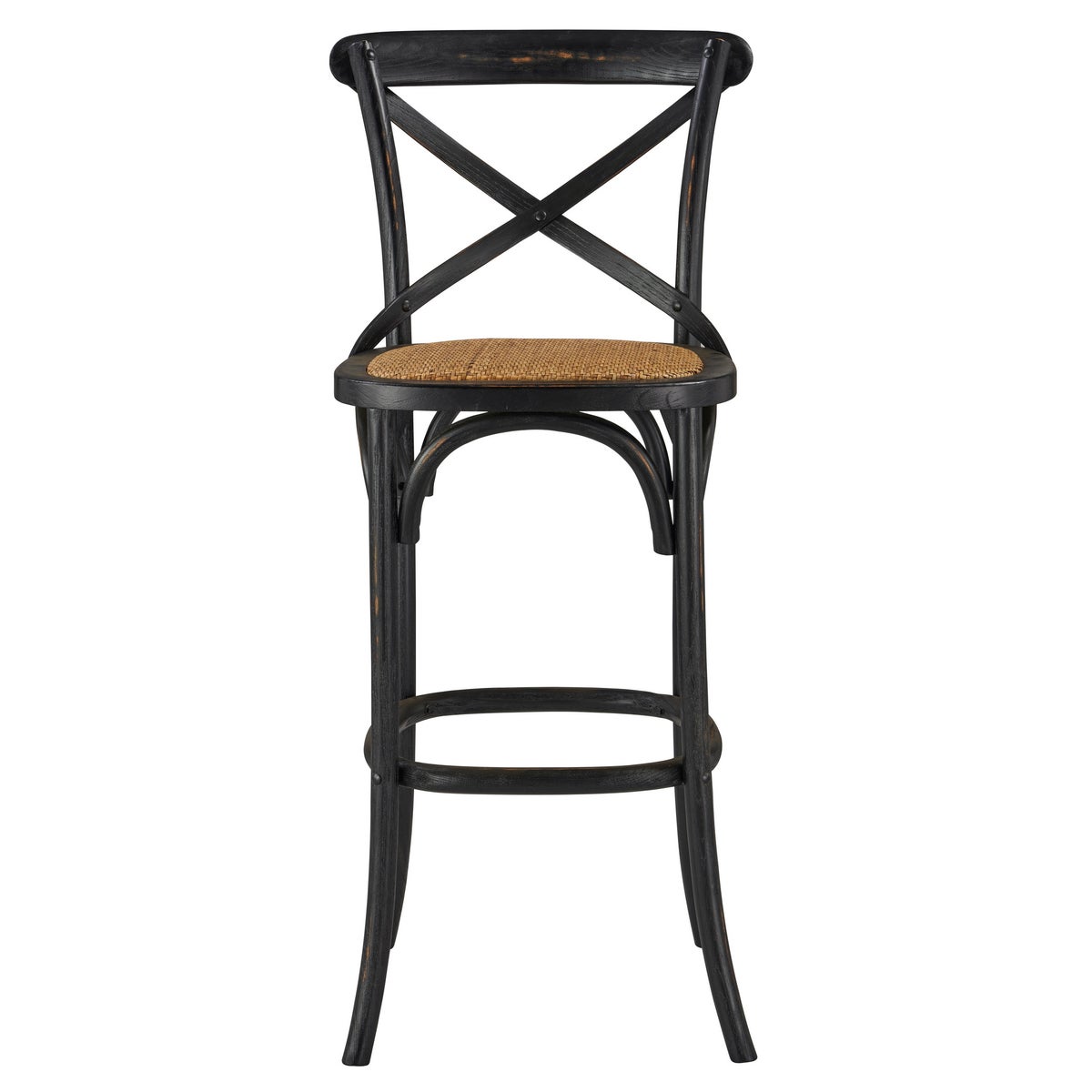 -Bennett X-Back Stool 30'' (Black)