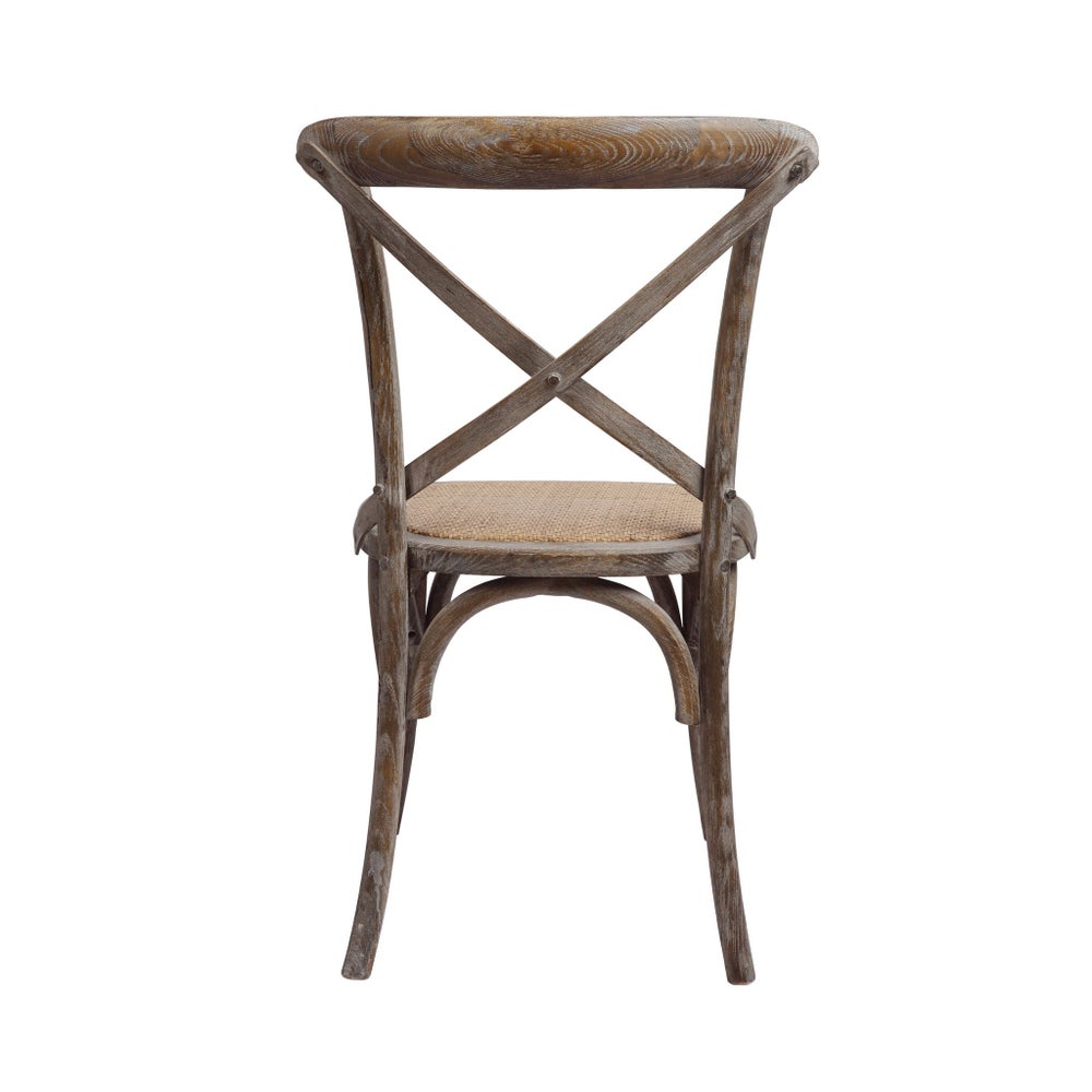 -Brody X-Back Side Chair (Brown Wash)