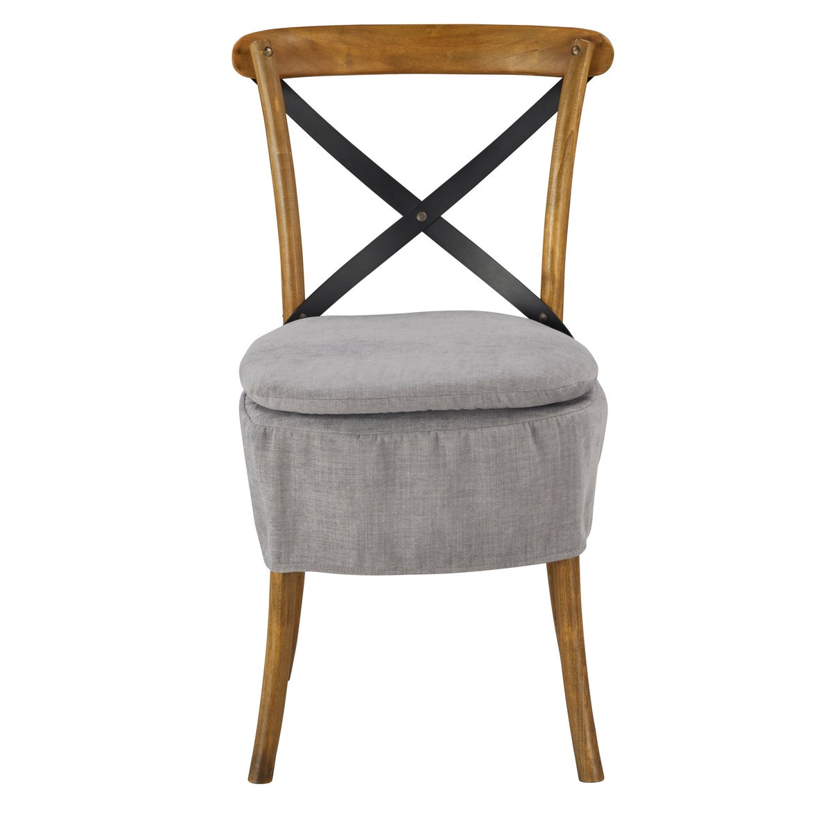 Short X-Back Cushion (Washable Gray)