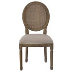 -Round Mesh Back Maxwell Side Chair (Grey)