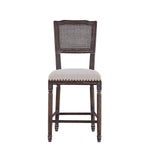 -CAMILLE COUNTER STOOL (FRENCH LINEN)
