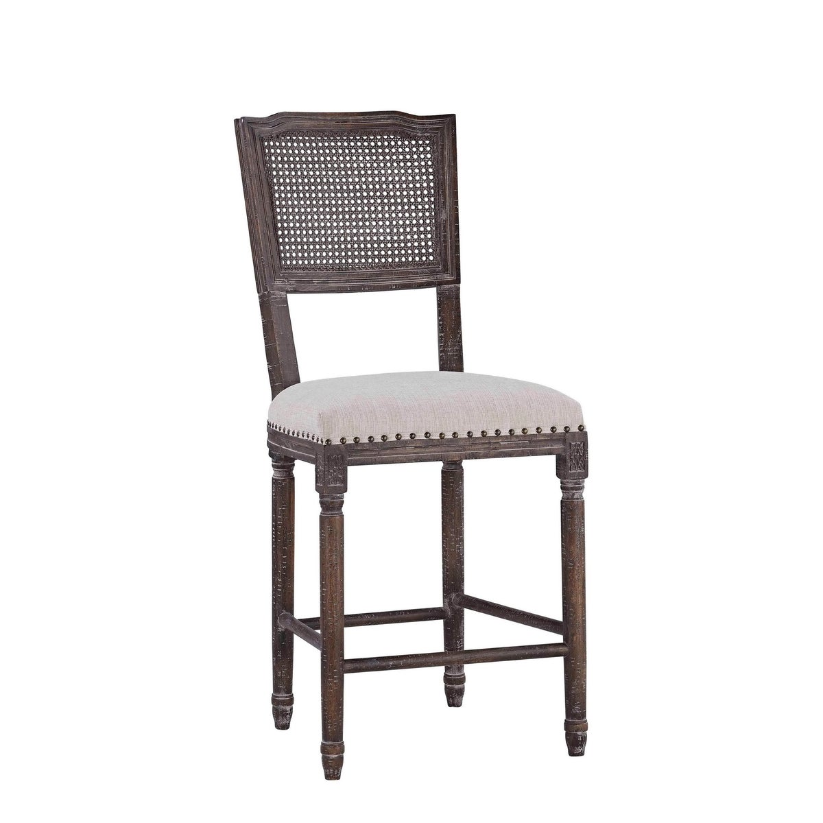 -CAMILLE COUNTER STOOL (FRENCH LINEN)
