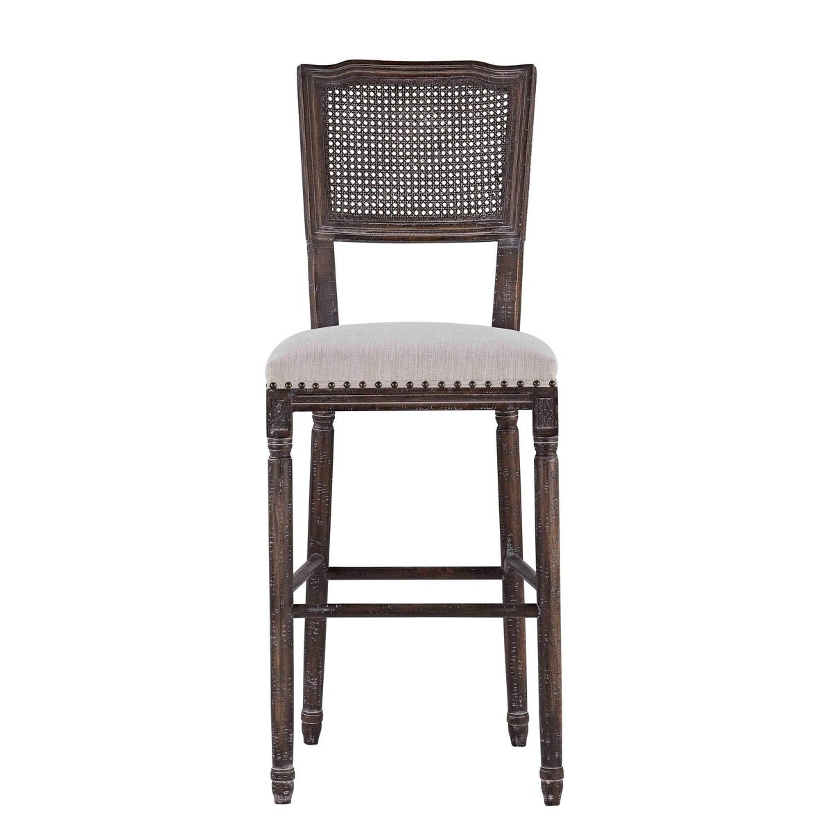 -CAMILLE BAR STOOL (FRENCH LINEN)